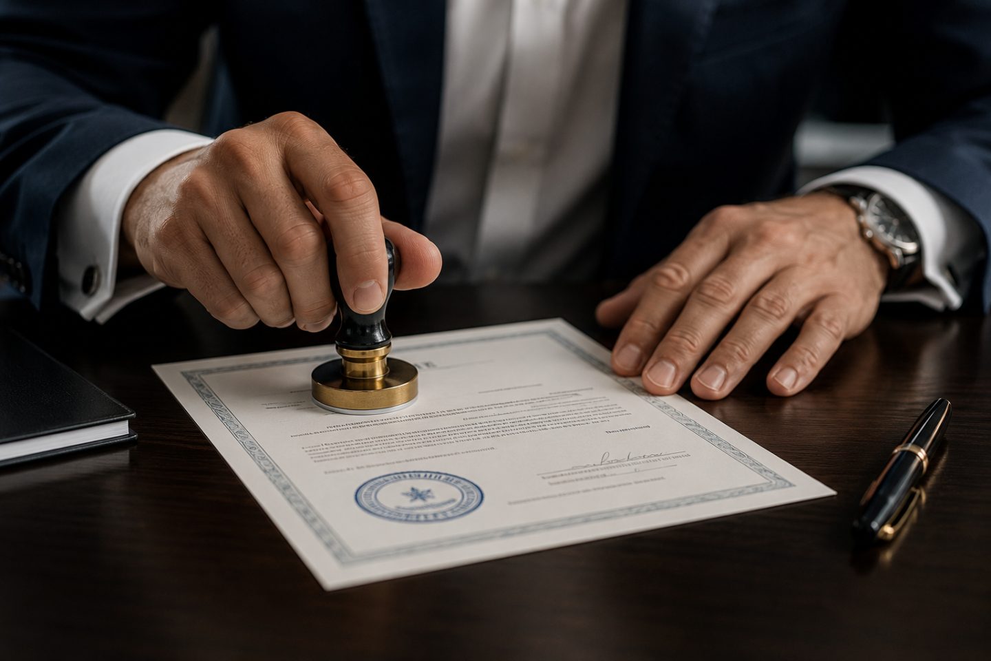 Certification document